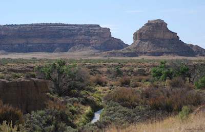 Creek in Chaco Canyon