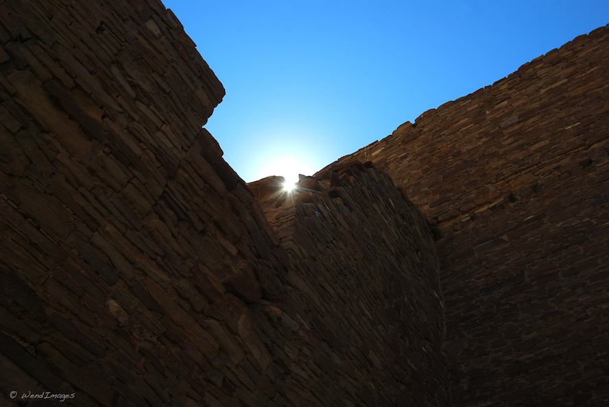 Sunrise over Chaco Canyon