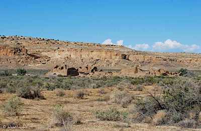 Pueblo Arroyo from Pueblo Bonito