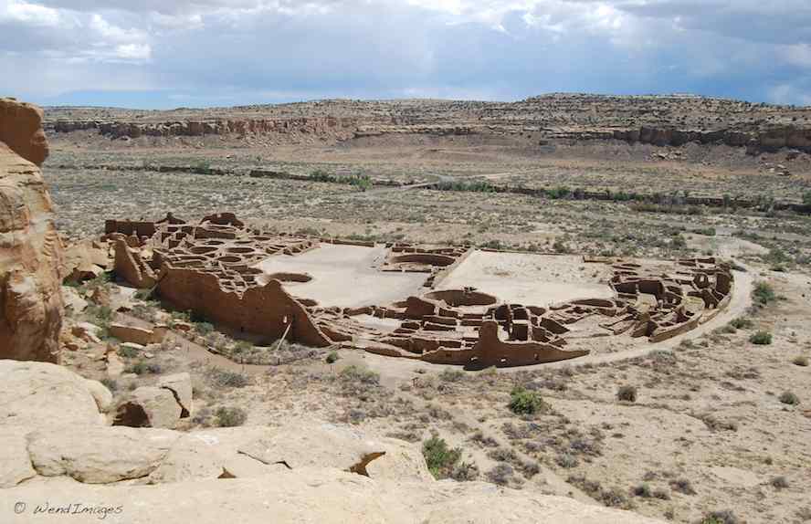 Pueblo Bonito from above